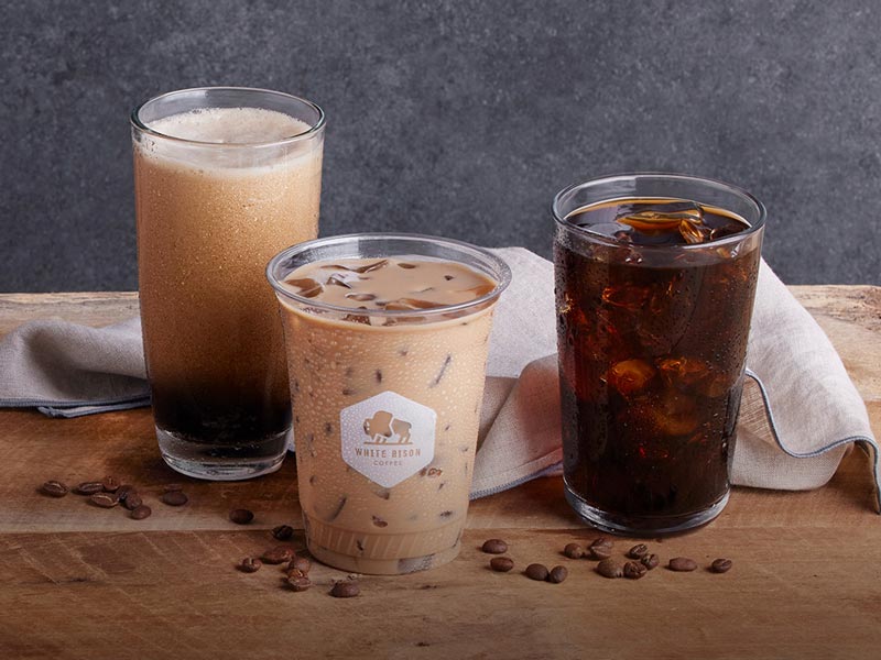 White Bison Iced Coffee and Cold Drinks