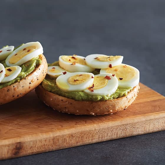 White Bison Avocado Bagel